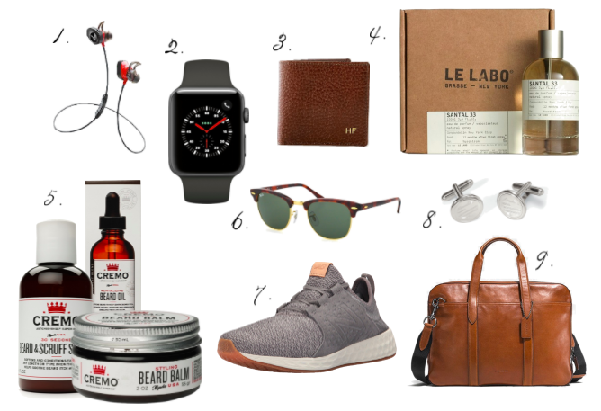 Valentines Day Gift Guide for Him, Gifts for Him, Coach, New Balance, Apple Watch, Santal 33, Beats, Mark and Graham, Personalized Gifts