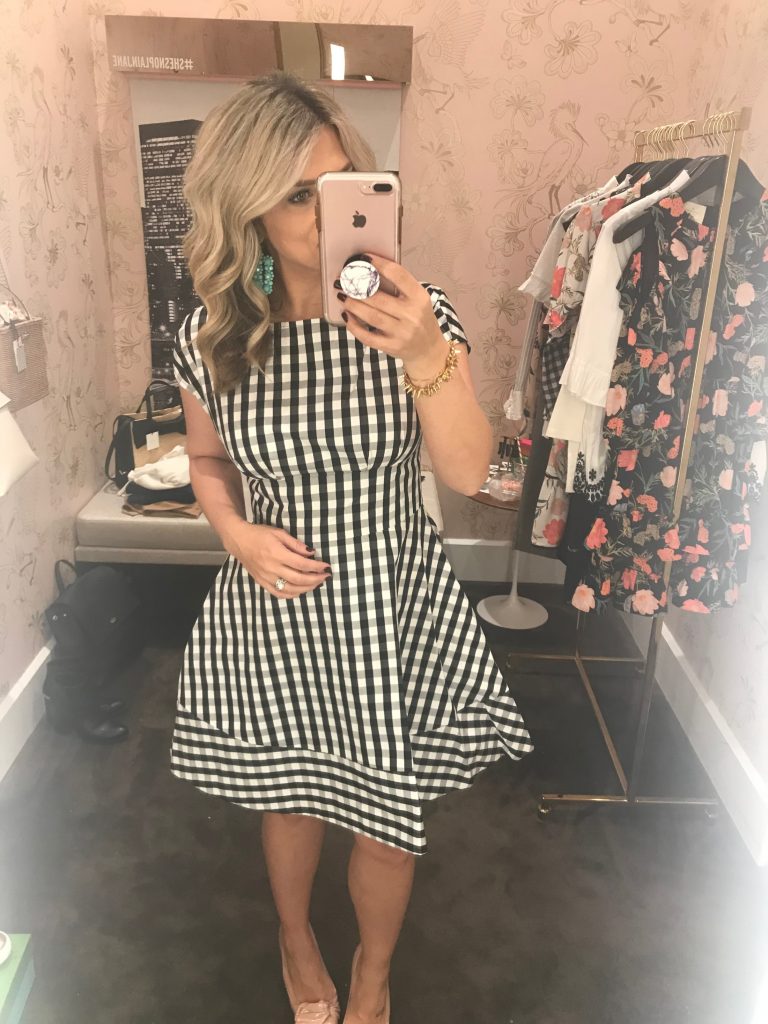 Kate Spade, Spring Style, Floral Dress, Gingham, Spring Dress