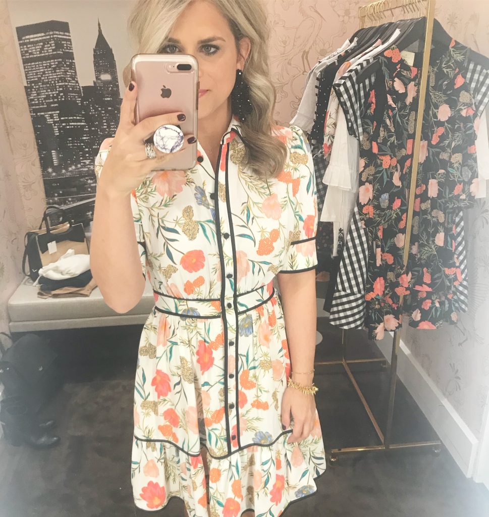 Kate spade clearance blossom fluid shirtdress