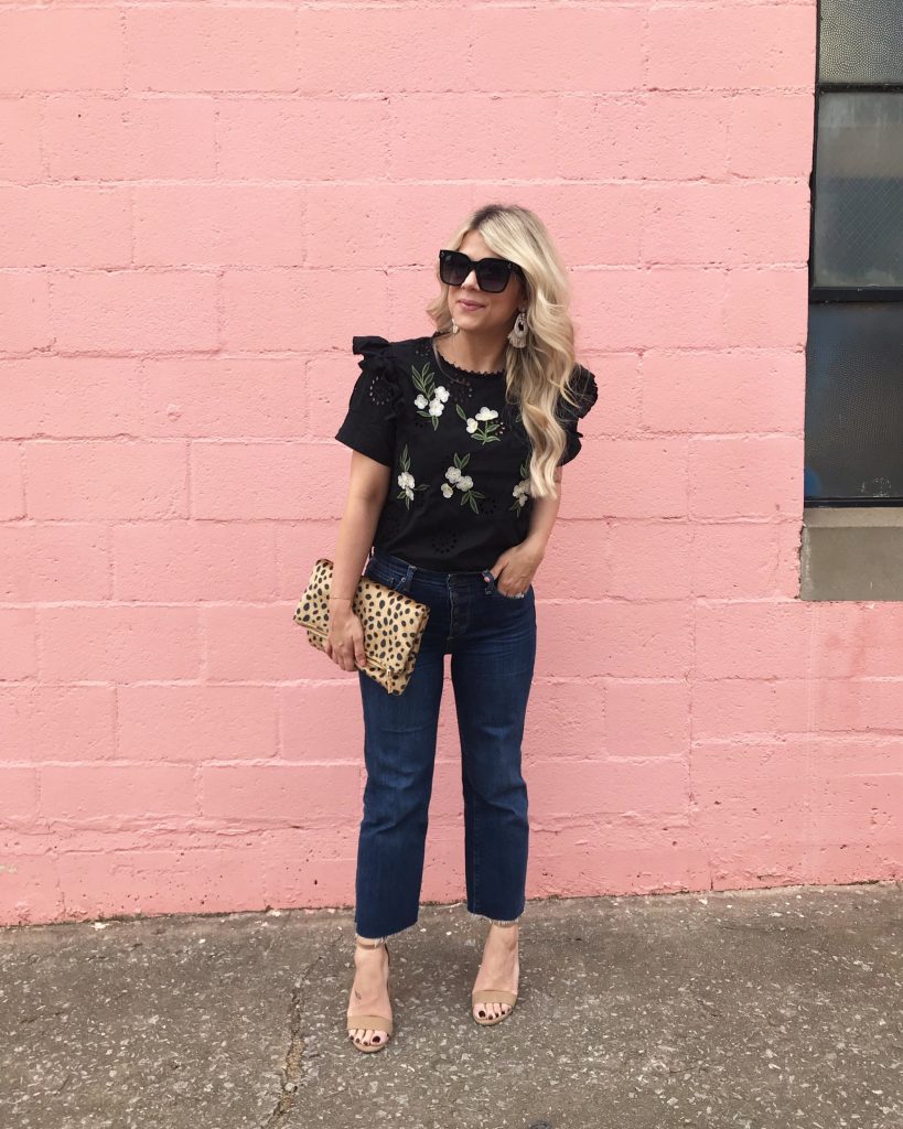 Leopard Clutch, Pink Wall, Spring Style