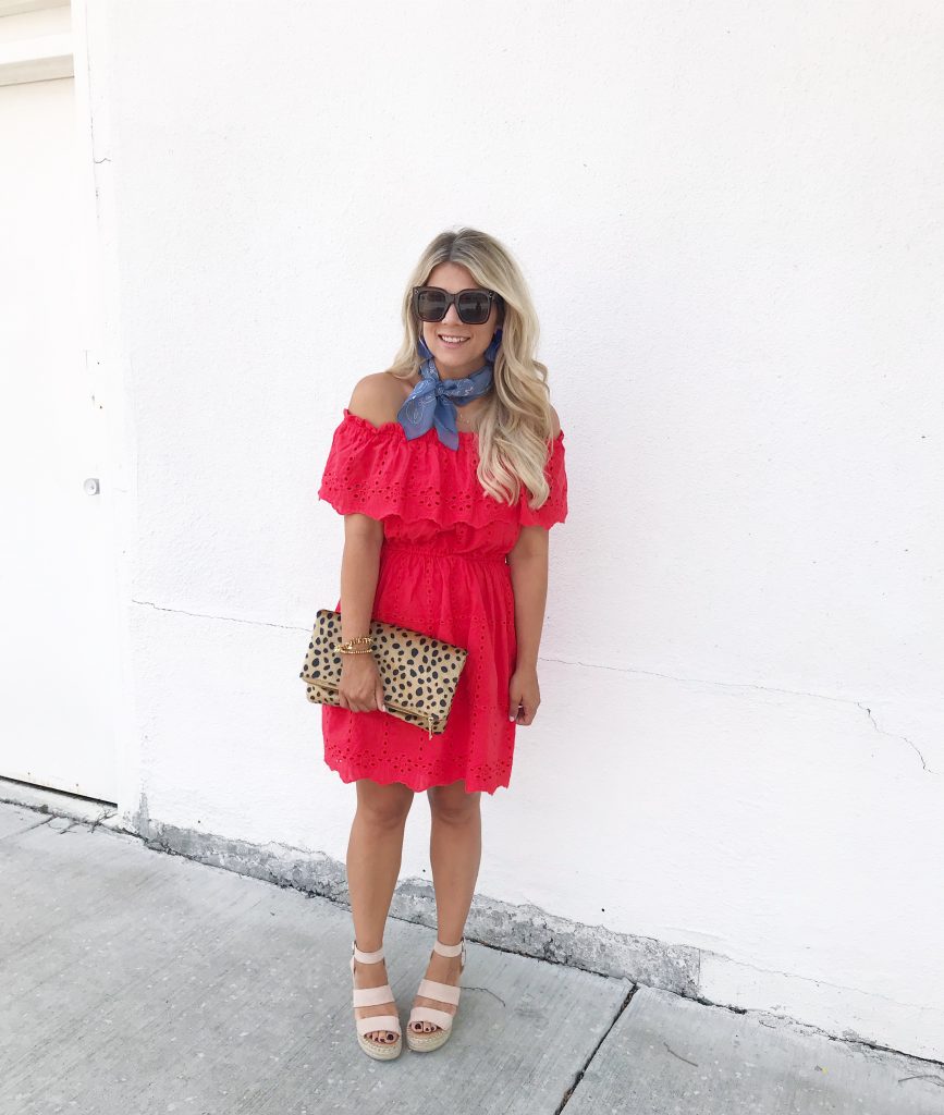Miss Match, Off The Shoulder Dress, Summer Style, 4th of July, Fourth of July