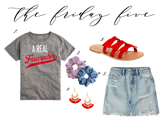 Fourth Of July, Friday Five, Scrunchies, Stella Dot