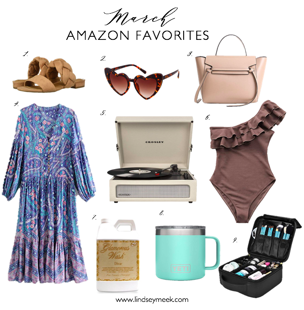 Amazon Finds, Nude Sandals, Boho Maxi Dress, Crosley, Glamorous Wash, Amazon Make Up Case, Heart Sunglasses